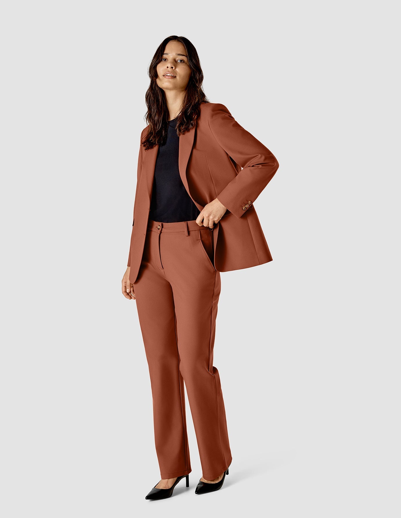 Essential Blazer Terracotta
